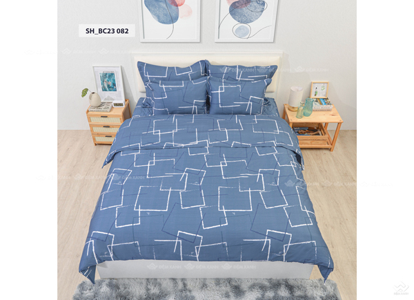 Chăn ga gối Sông Hồng Basic cotton BC23082