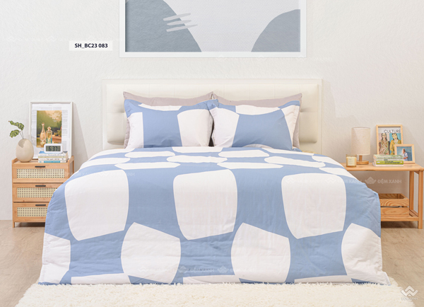 Chăn ga gối Sông Hồng Basic cotton BC23083