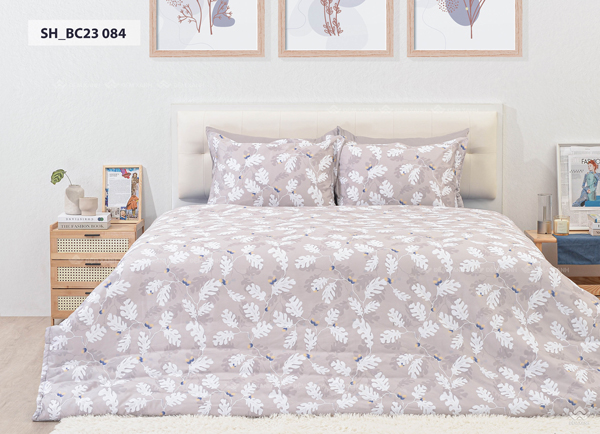 Chăn ga gối Sông Hồng Basic cotton BC23084