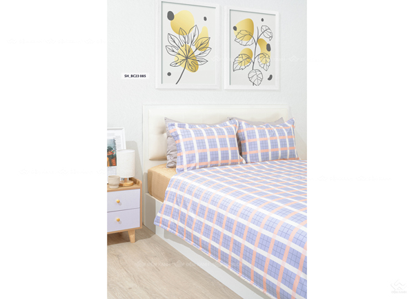 Chăn ga gối Sông Hồng Basic cotton BC23085
