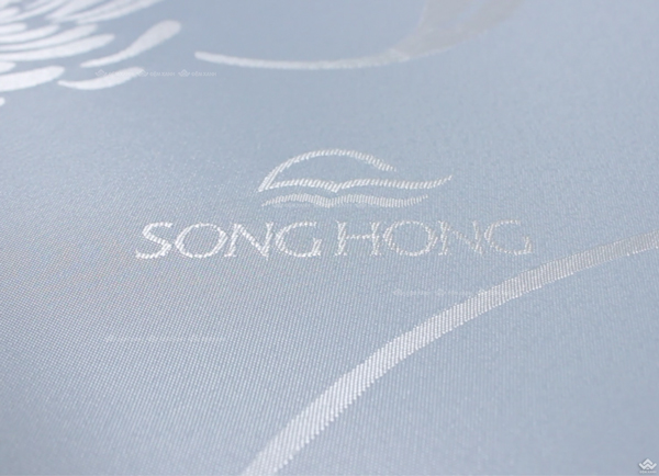 Đệm bông tinh khiết Sông Hồng vỏ gấm - Ảnh 11