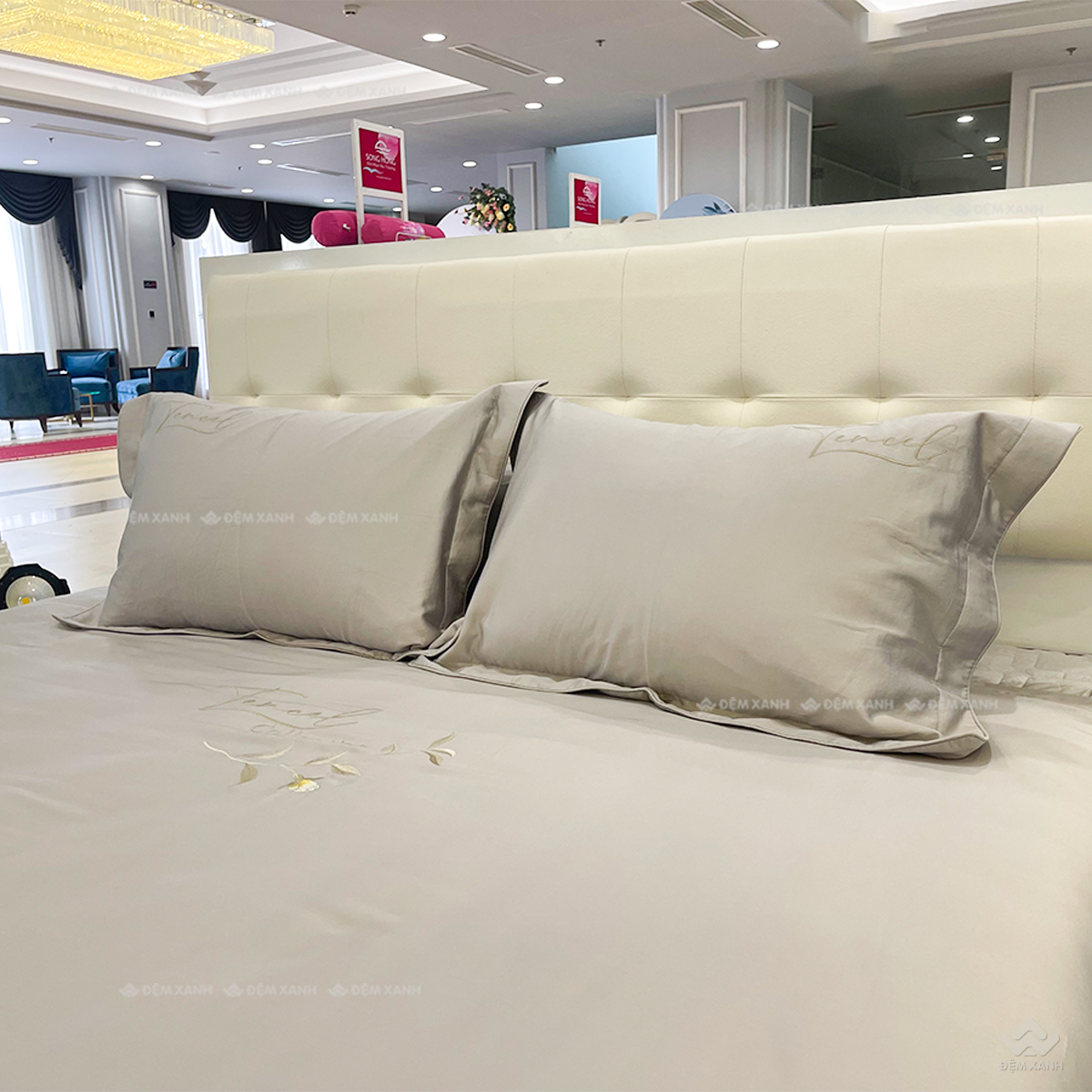 Chăn ga gối sông hồng cao cấp Urban UT24202 - Ảnh 2