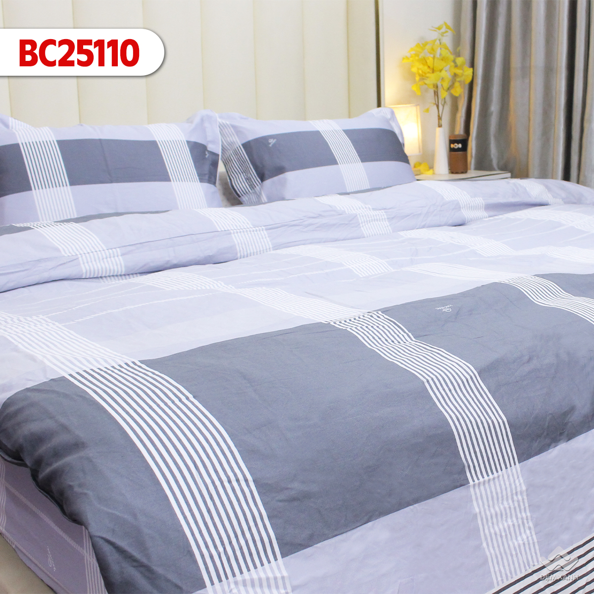 Chăn ga gối Sông Hồng Basic cotton BC25110 - Ảnh 4