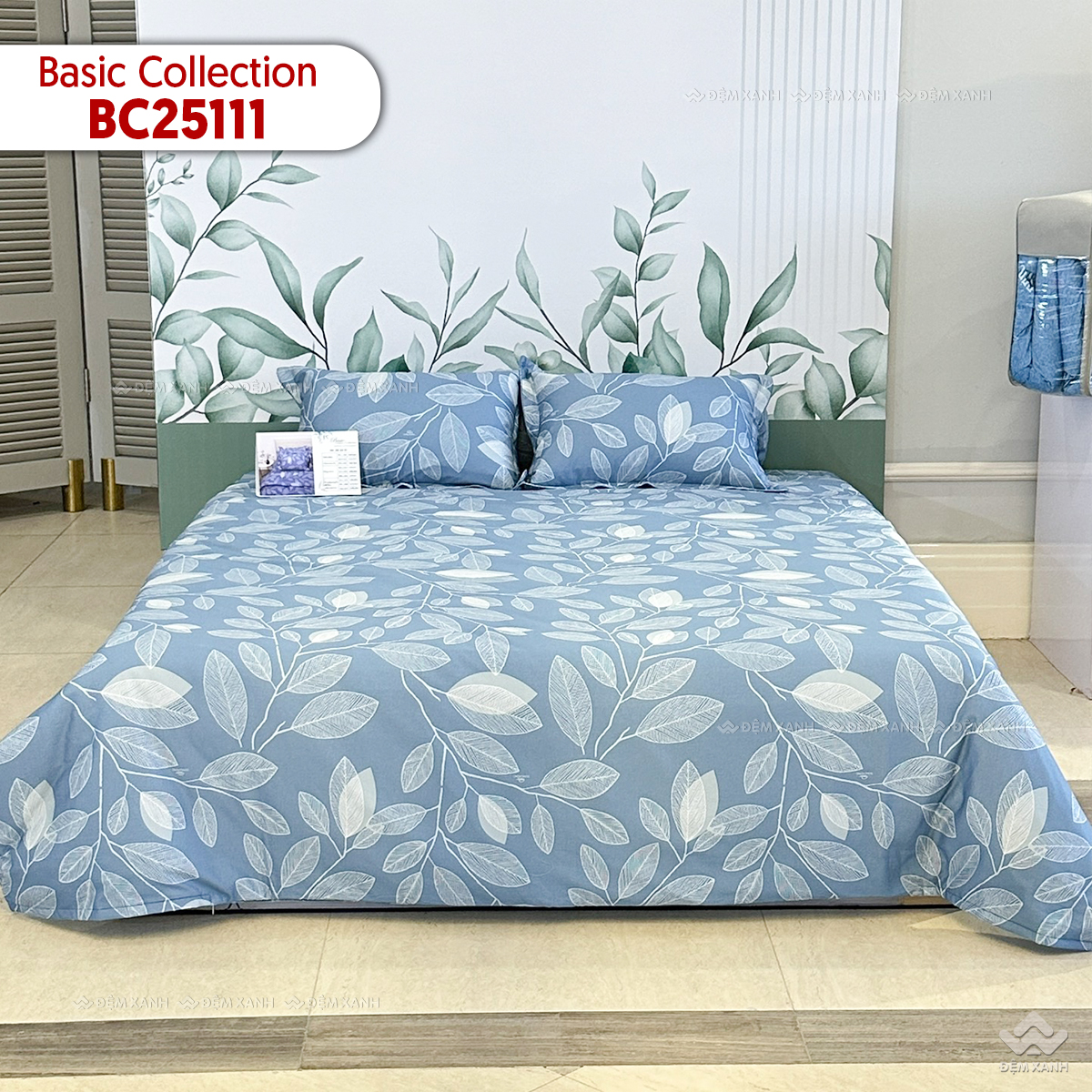 Chăn ga gối Sông Hồng Basic cotton BC25111