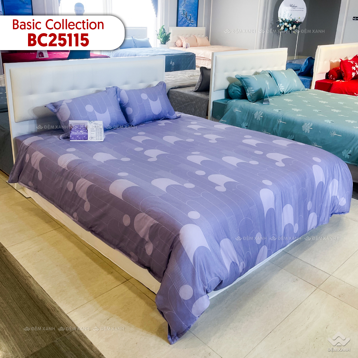 Chăn ga gối Sông Hồng Basic cotton BC25115 - Ảnh 3