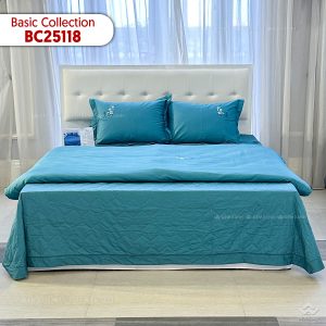 Chăn ga gối Sông Hồng Basic cotton BC25118