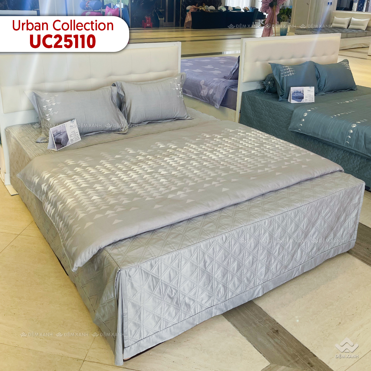 Chăn ga gối Sông Hồng cao cấp Urban UC25110 - Ảnh 3