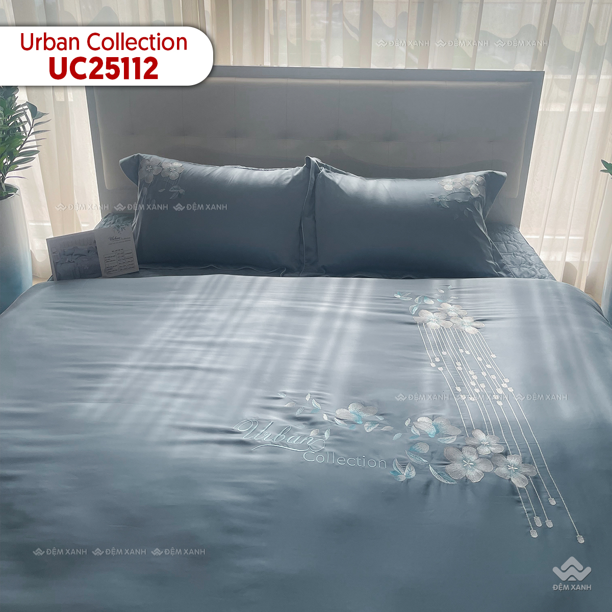 Chăn ga gối Sông Hồng cao cấp Urban UC25112 - Ảnh 4