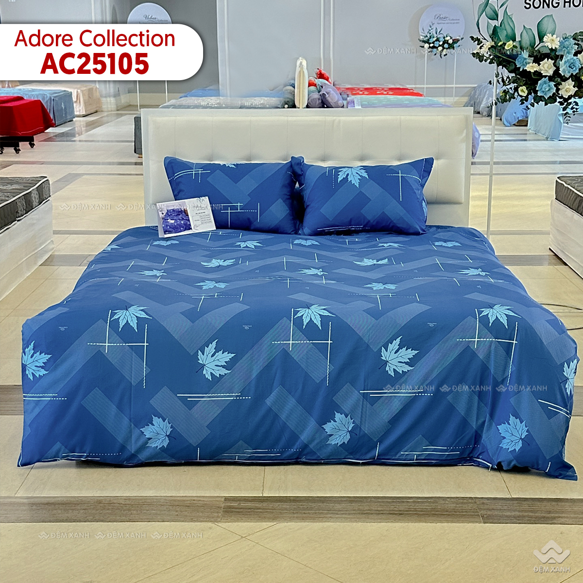 Chăn đông Sông Hồng Adore AC25105 màu xanh đậm