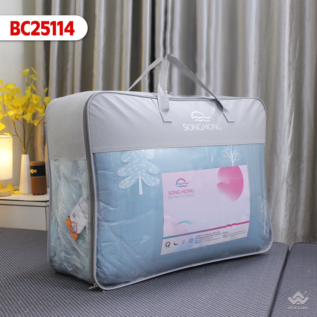 Chăn đông Sông Hồng cotton BC25114