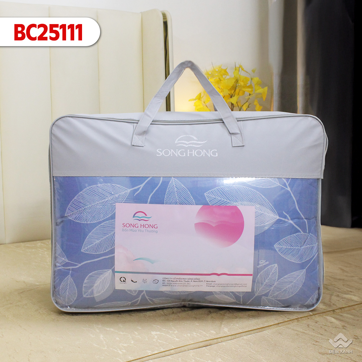 Chăn đông Sông Hồng cotton BC25111 - Ảnh 3