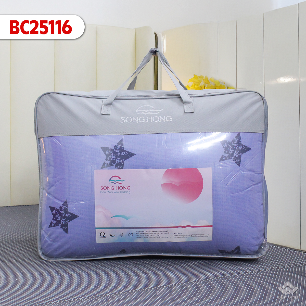 Chăn đông Sông Hồng cotton BC25116 - Ảnh 2