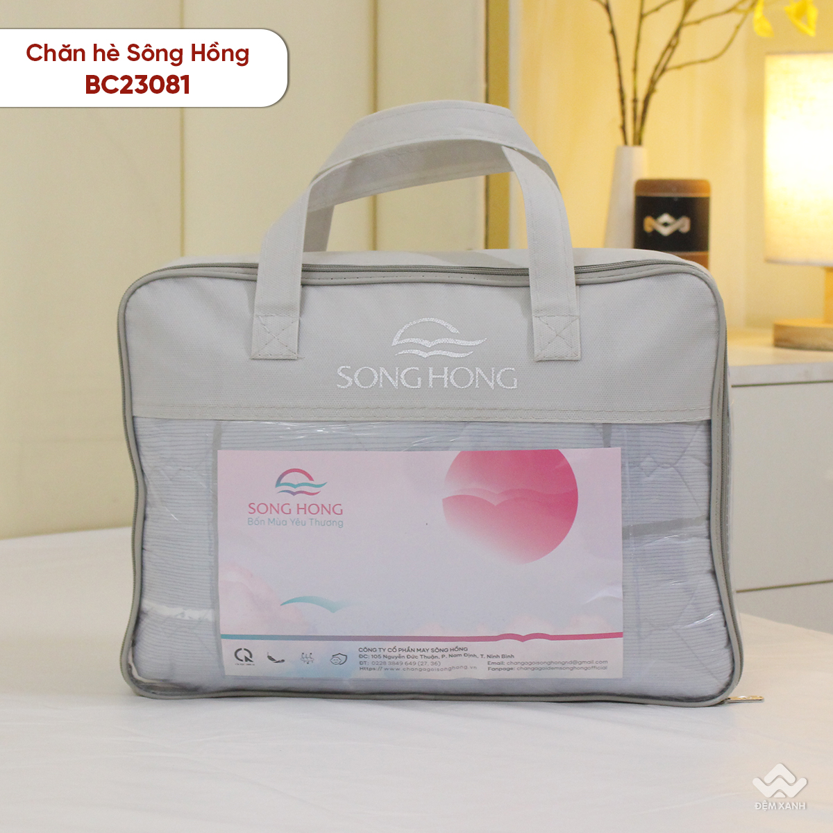 Chăn hè Sông Hồng cotton BC23081 - Ảnh 11