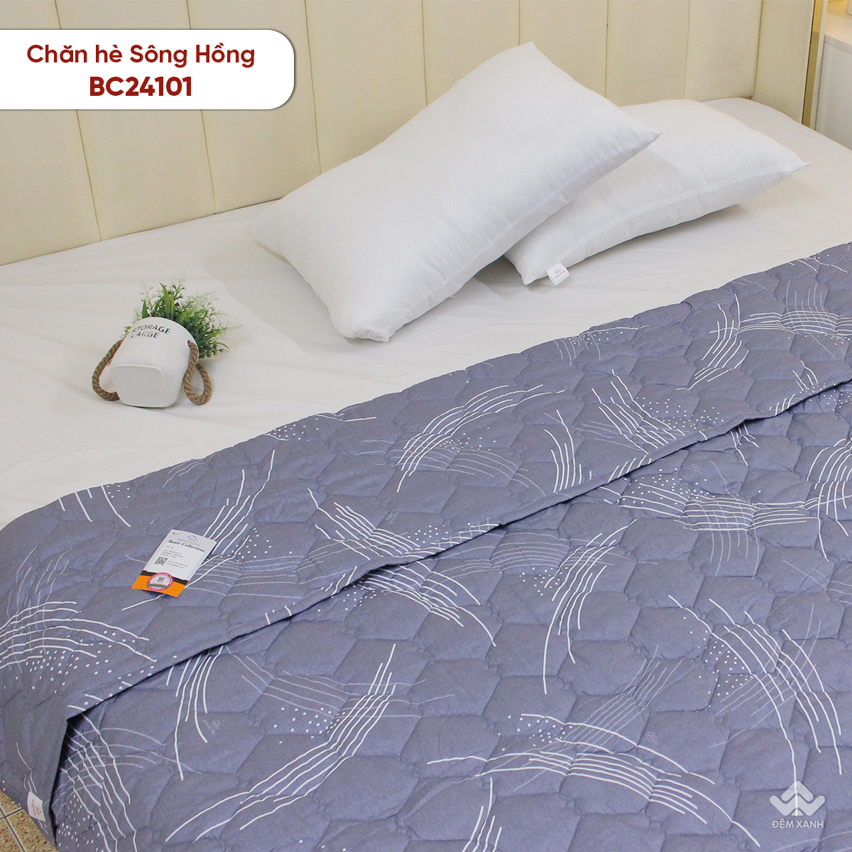 Chăn hè Sông Hồng cotton BC24101 - Ảnh 10