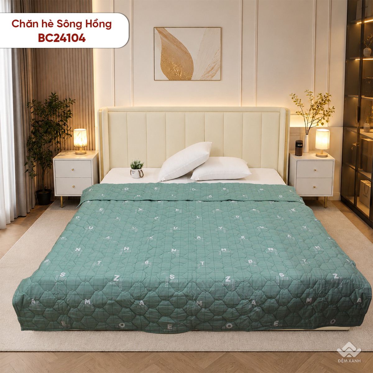 Chăn hè Sông Hồng cotton BC24104 - Ảnh 3