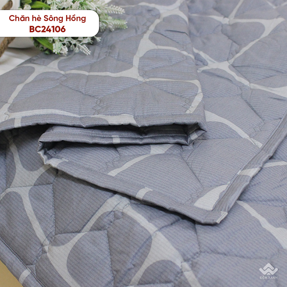 Chăn hè Sông Hồng cotton BC24106 - Ảnh 6
