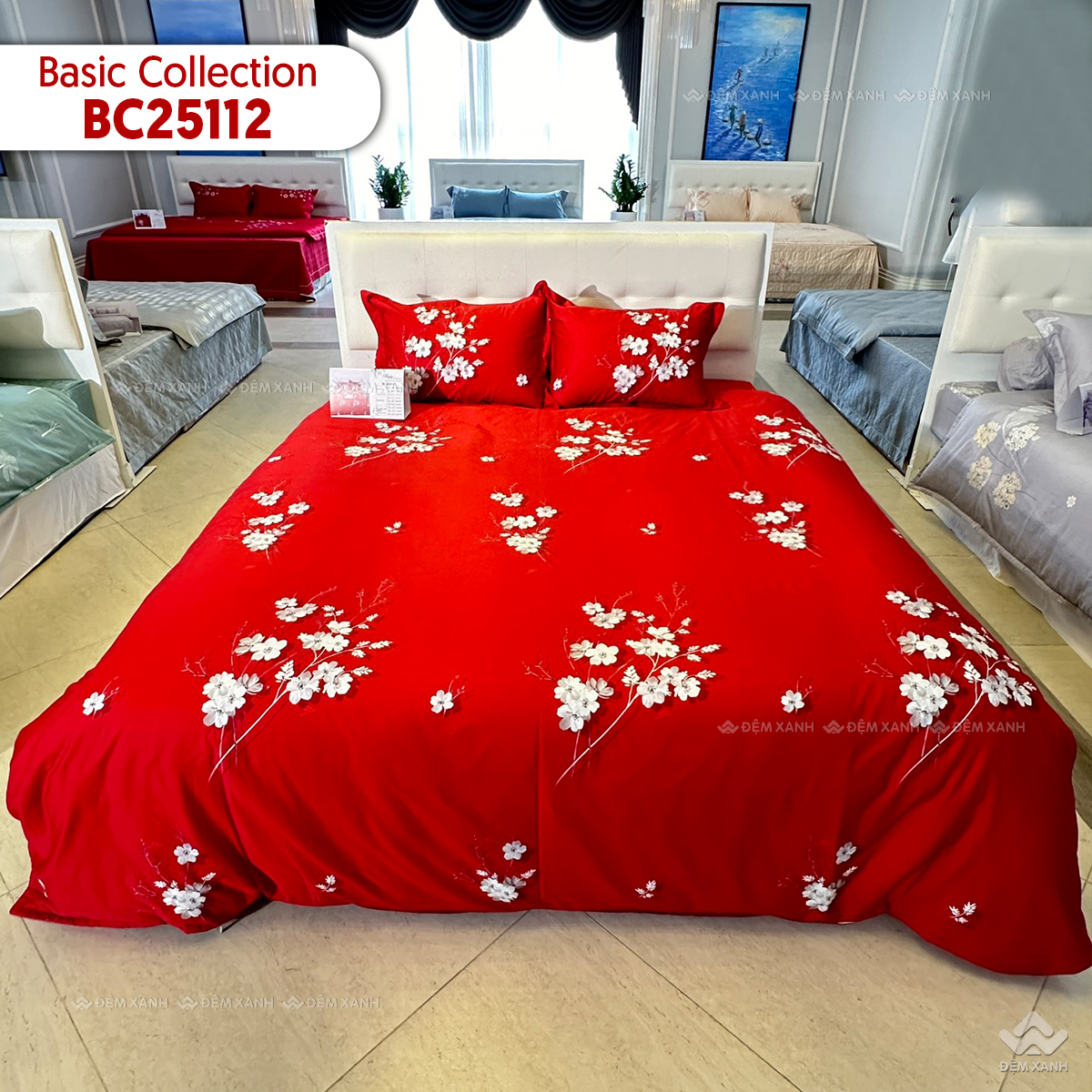 Vỏ chăn xuân thu Sông Hồng Basic cotton BC25112
