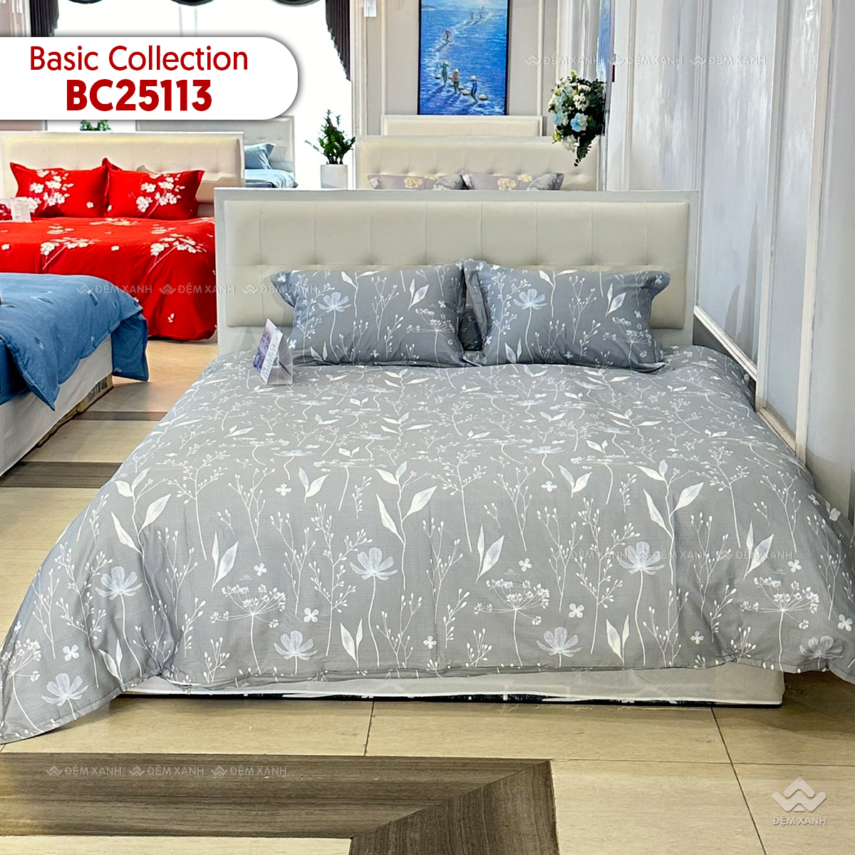 Vỏ chăn xuân thu Sông Hồng Basic cotton BC25113
