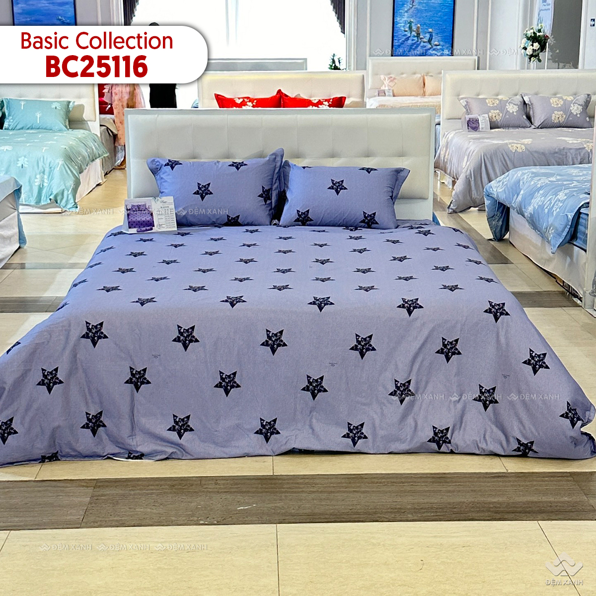 Vỏ chăn xuân thu Sông Hồng Basic cotton BC25116