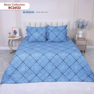 Chăn ga gối Sông Hồng Basic cotton BC26122