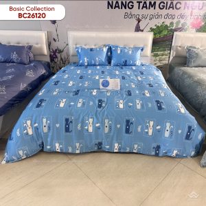 Vỏ chăn xuân thu Sông Hồng basic cotton BC26120