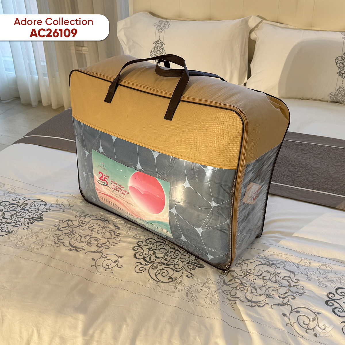 Chăn ga gối Sông Hồng Adore AC26109 - Ảnh 7