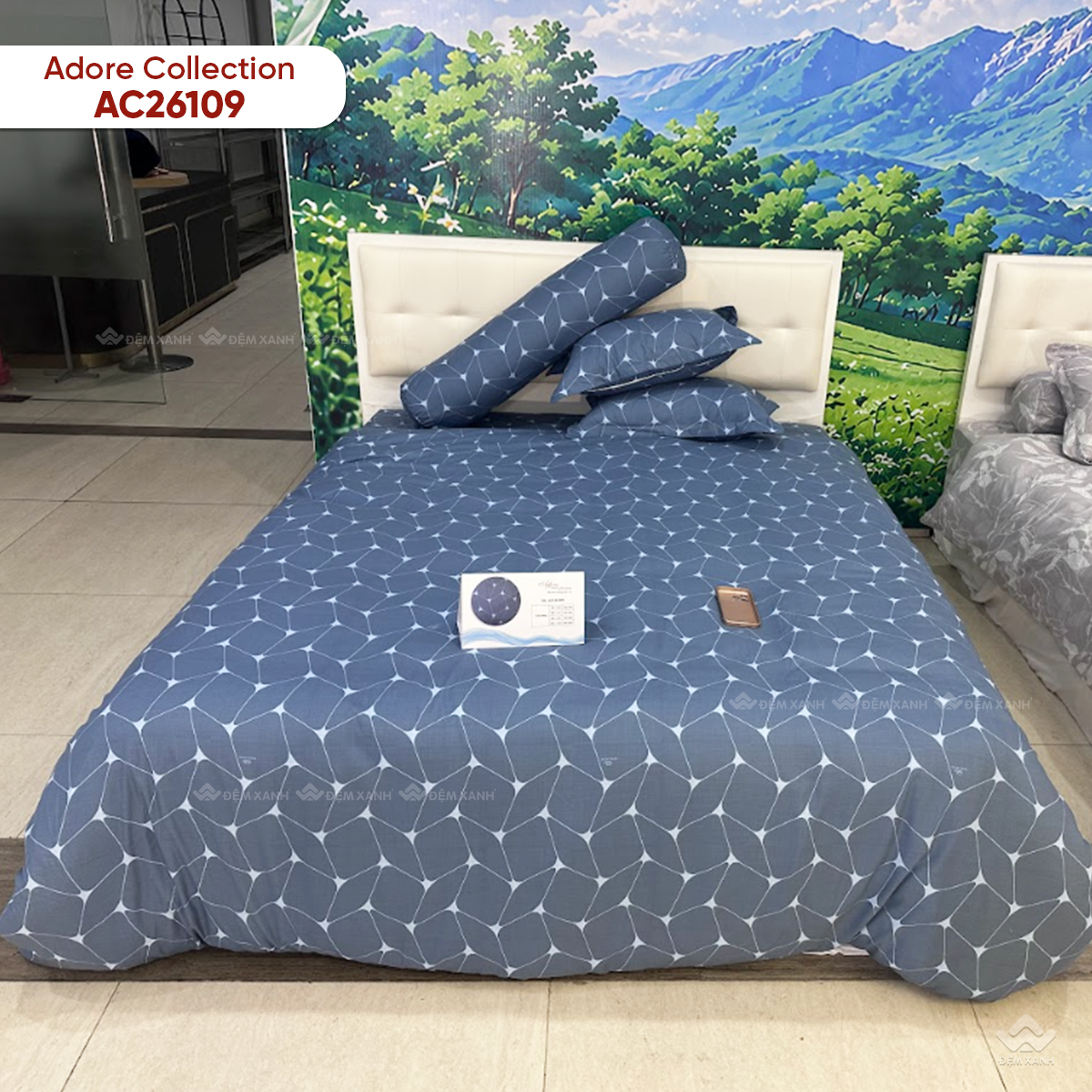Chăn ga gối Sông Hồng Adore AC26109 - Ảnh 2
