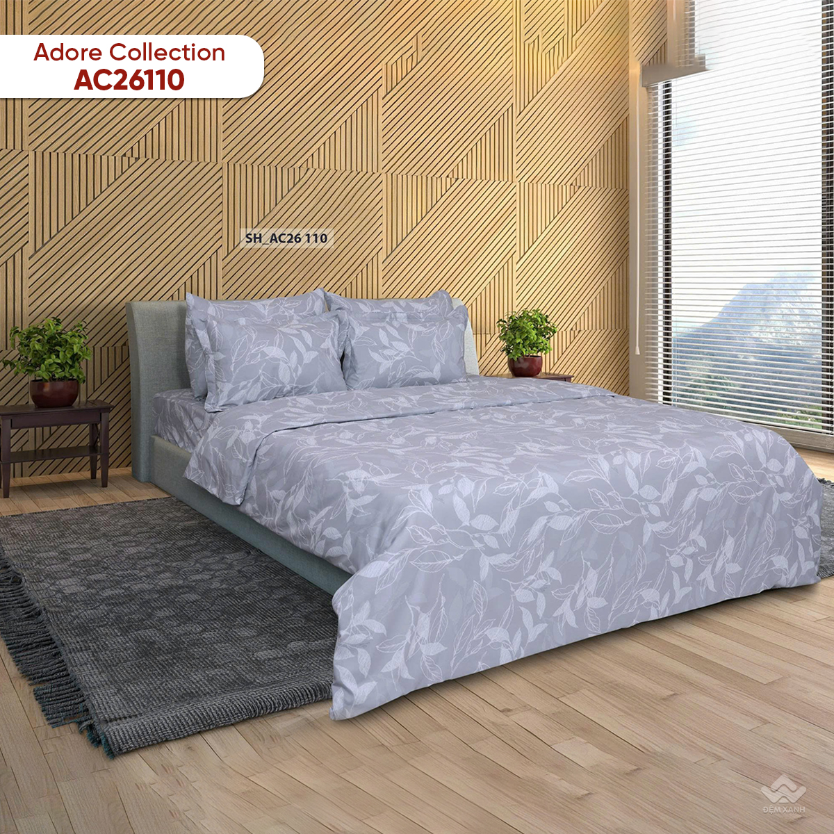 Chăn ga gối Sông Hồng Adore AC26110 - Ảnh 6