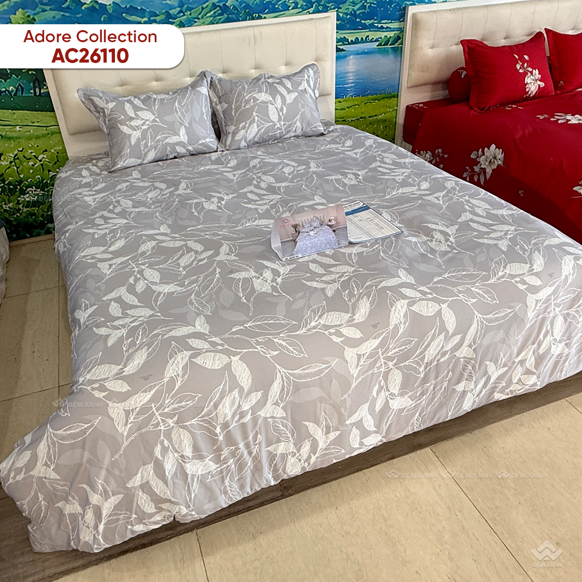 Chăn ga gối Sông Hồng Adore AC26110 - Ảnh 2