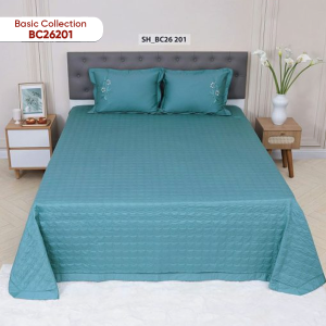 Bộ ga chun Sông Hồng basic cotton BC26201